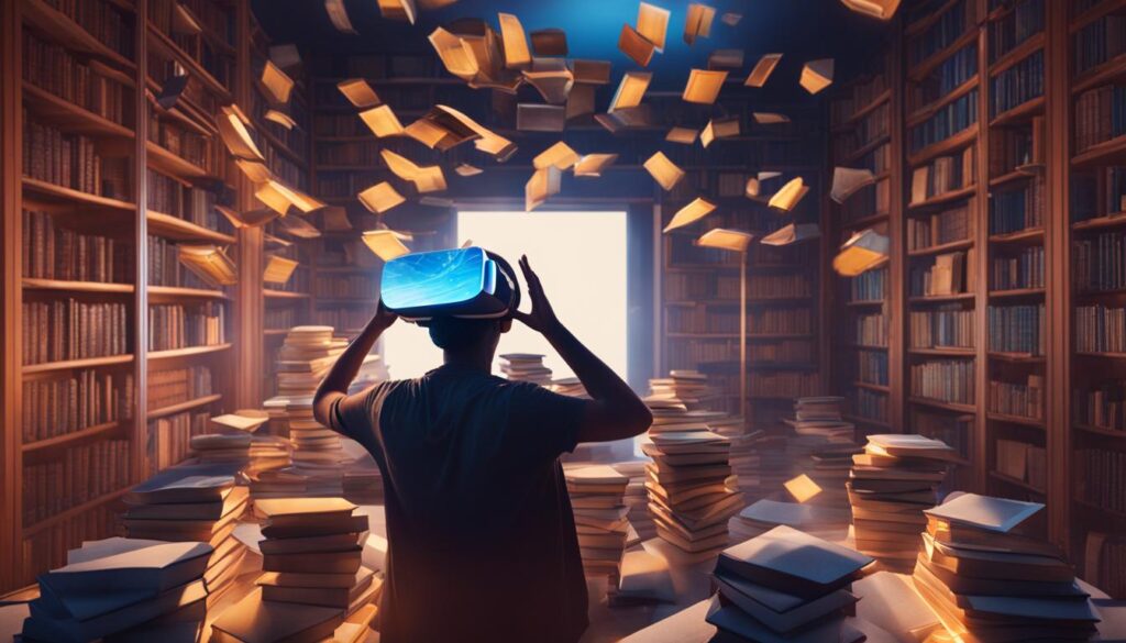 virtual reality in books virtual reality in books